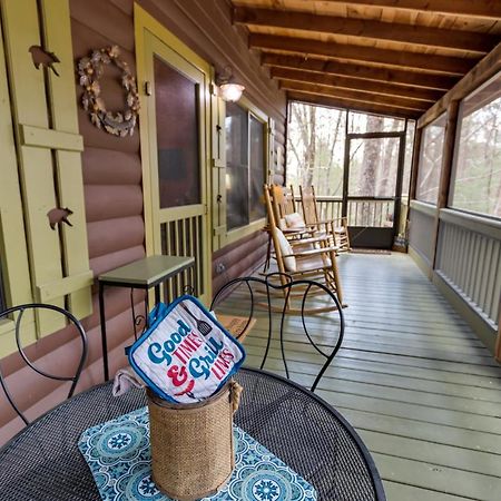 Blue Ridge Cozy Cabin In The Woods With Hot Tub! Exteriör bild