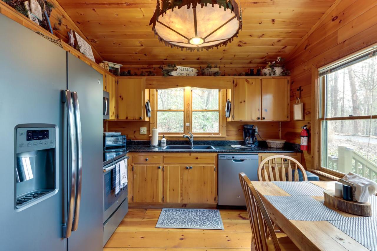 Blue Ridge Cozy Cabin In The Woods With Hot Tub! Exteriör bild