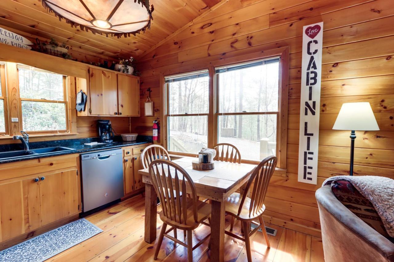 Blue Ridge Cozy Cabin In The Woods With Hot Tub! Exteriör bild