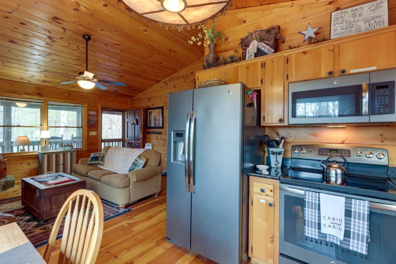 Blue Ridge Cozy Cabin In The Woods With Hot Tub! Exteriör bild