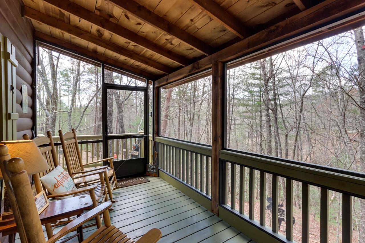 Blue Ridge Cozy Cabin In The Woods With Hot Tub! Exteriör bild