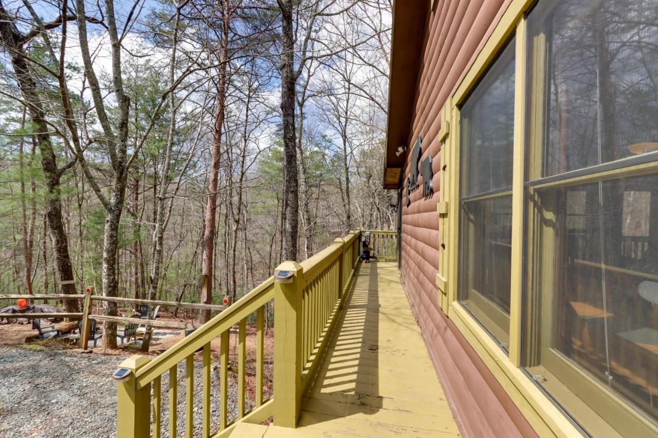 Blue Ridge Cozy Cabin In The Woods With Hot Tub! Exteriör bild